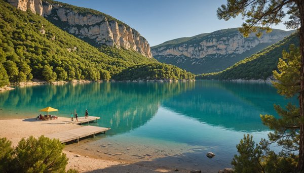 Lac de sainte-croix : activités et détente avec le camping terra verdon